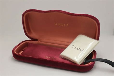 gucci velvet eyeglass case|Gucci sunglass cases for sale.